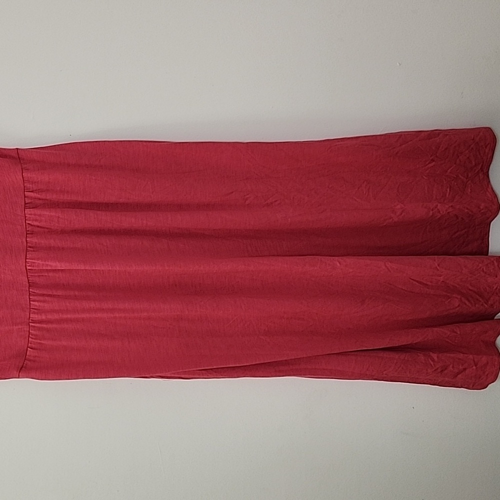 NWOT Boden Pink Chloe Notch Jersey Maxi Barbiecore Dress Sz 8 - Picture 13 of 16